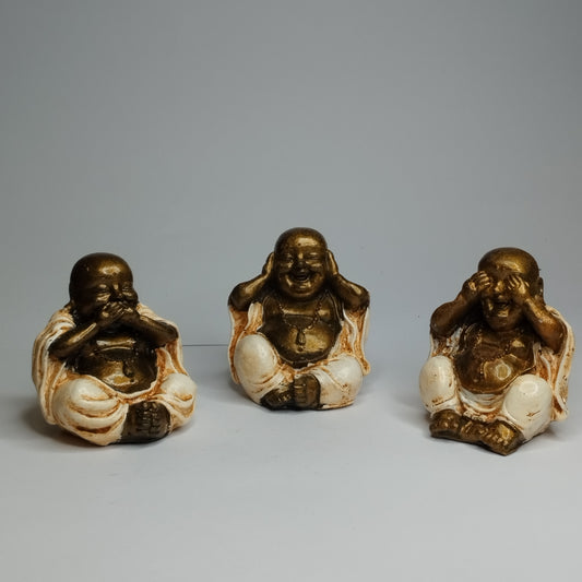 3 Budas blancos ( ver, oír y callar)